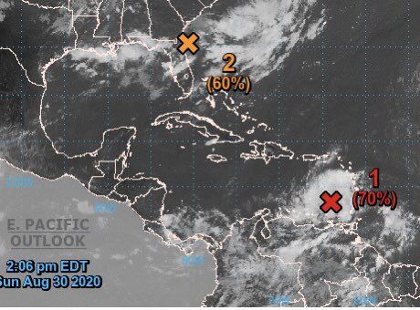 Onamet reports a tropical wave with 70% chance of becoming a cyclone in 48 hours