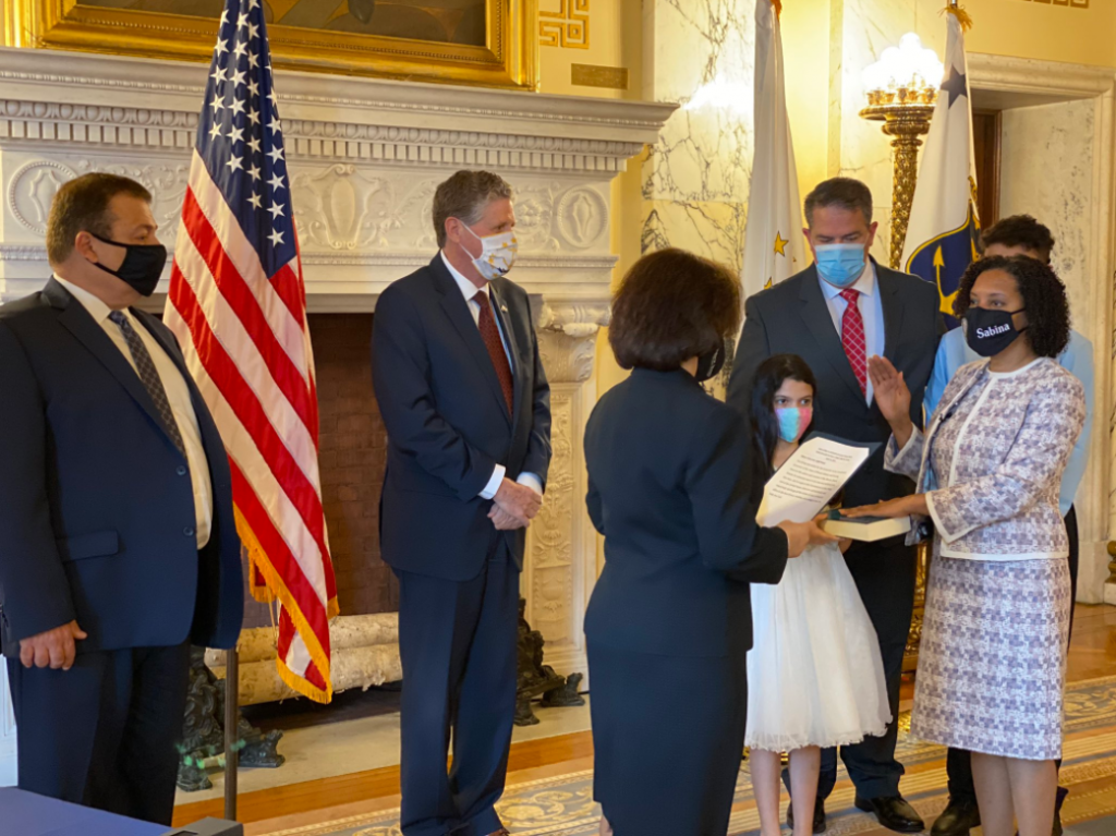 Sabina Matos swears as Lieutenant Governor of Rhode Island