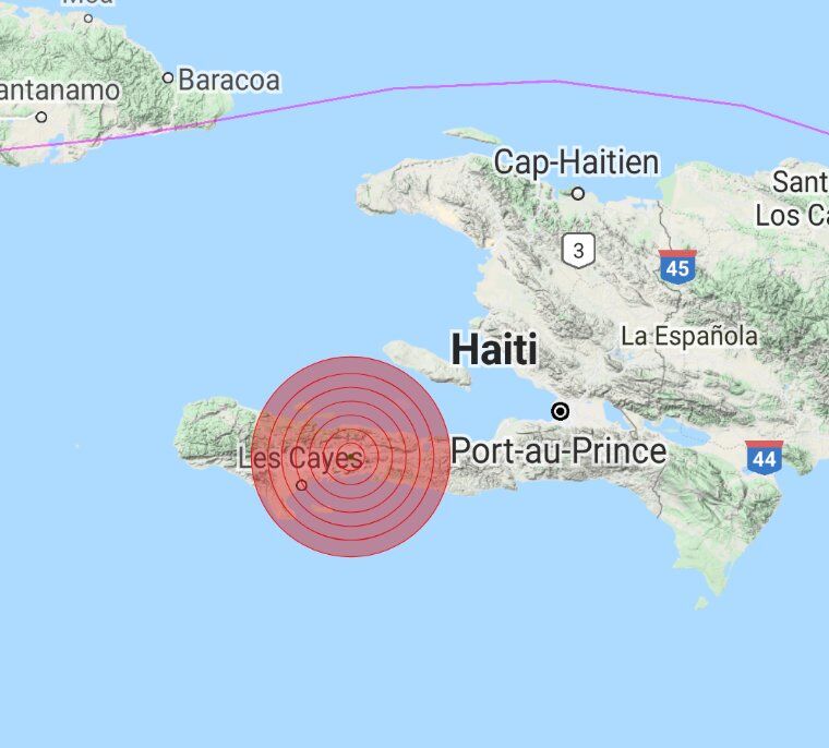 Tsunami warning after 7.2 magnitude earthquake in Haiti