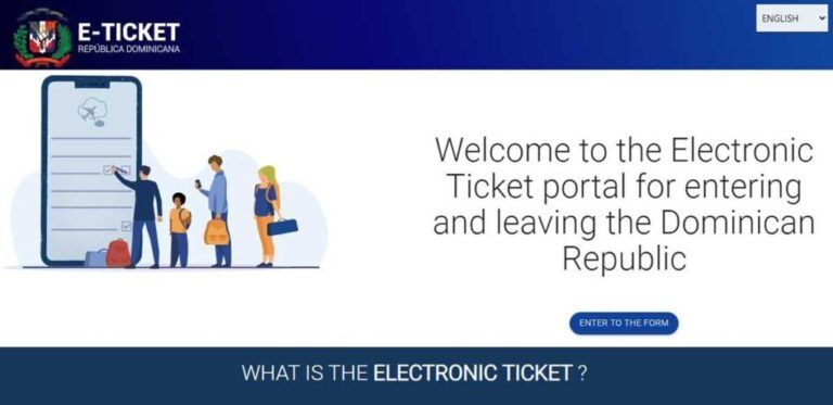 Here is how you fill out the E-Ticket required to enter or leave the Dominican Republic