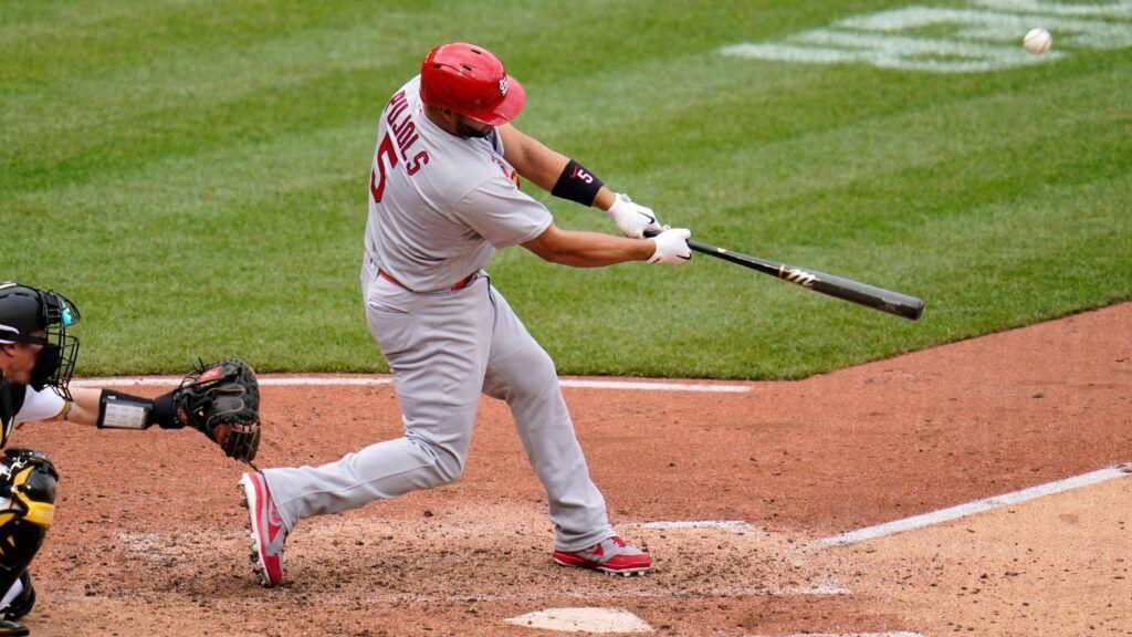 Pujols hits 2 home runs and Molina pitches a complete inning in Card’s win