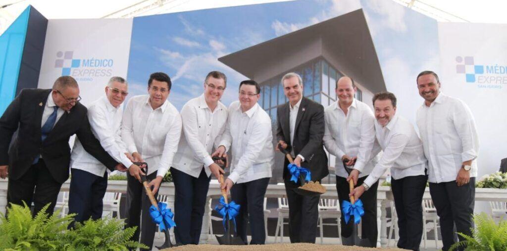 President Luis Abinader breaks ground for the construction of Médico Express San Isidro