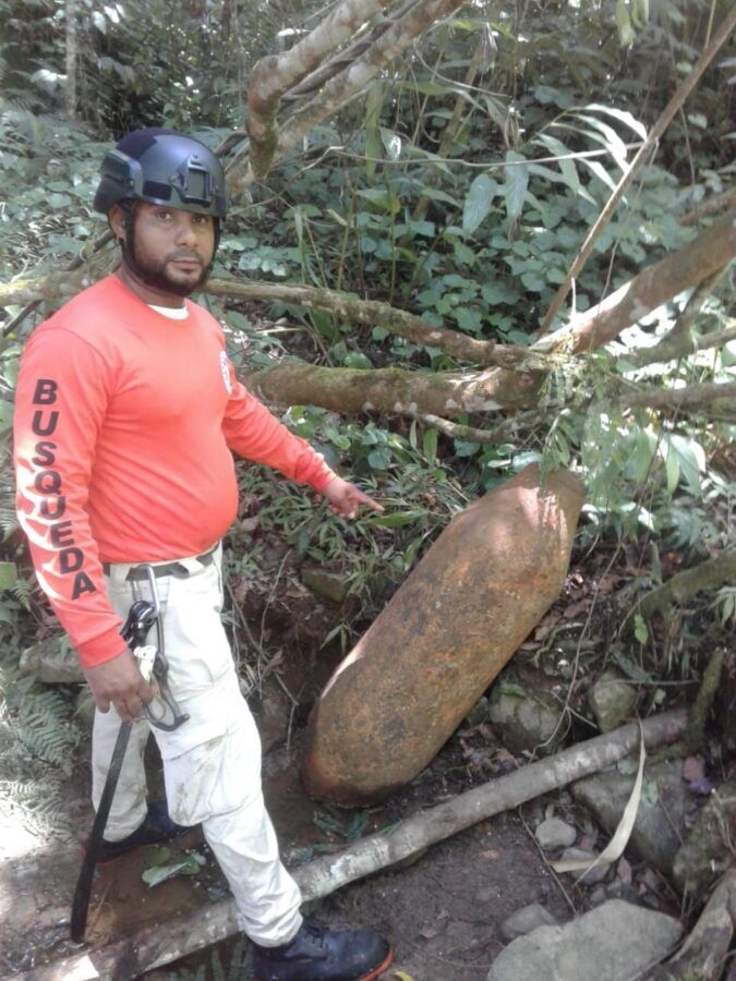 Dominican Army founds 500-pound missile found in mountains