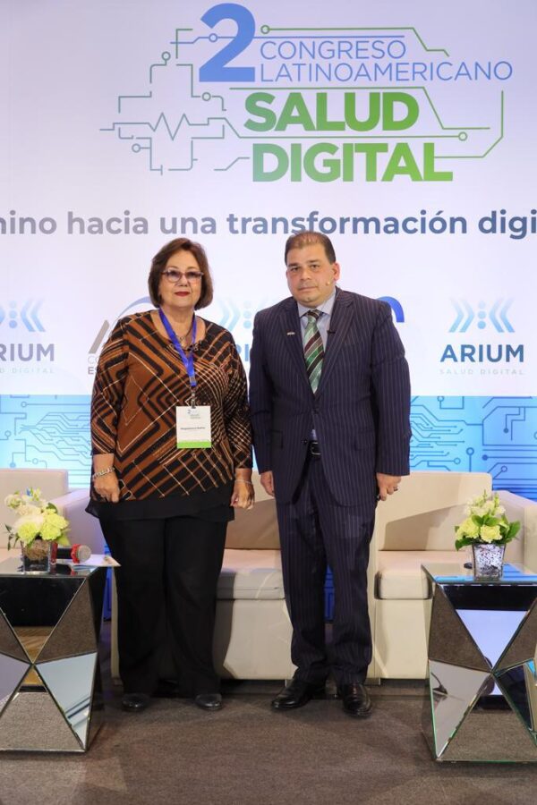 Magdalena Rathe y Fedor Vidal Congreso de Salud Digital 2