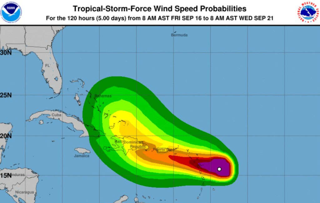 Tropical storm Fiona puts the Dominican Republic on alert